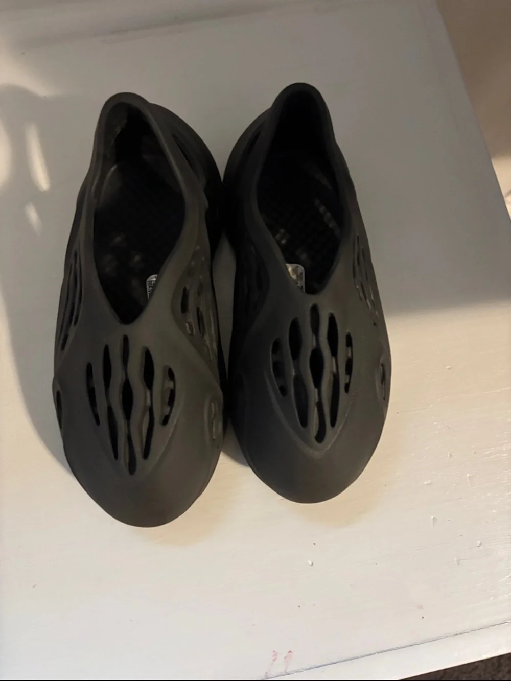 Yeezy Kids Black Foam Sandal Slip-On
